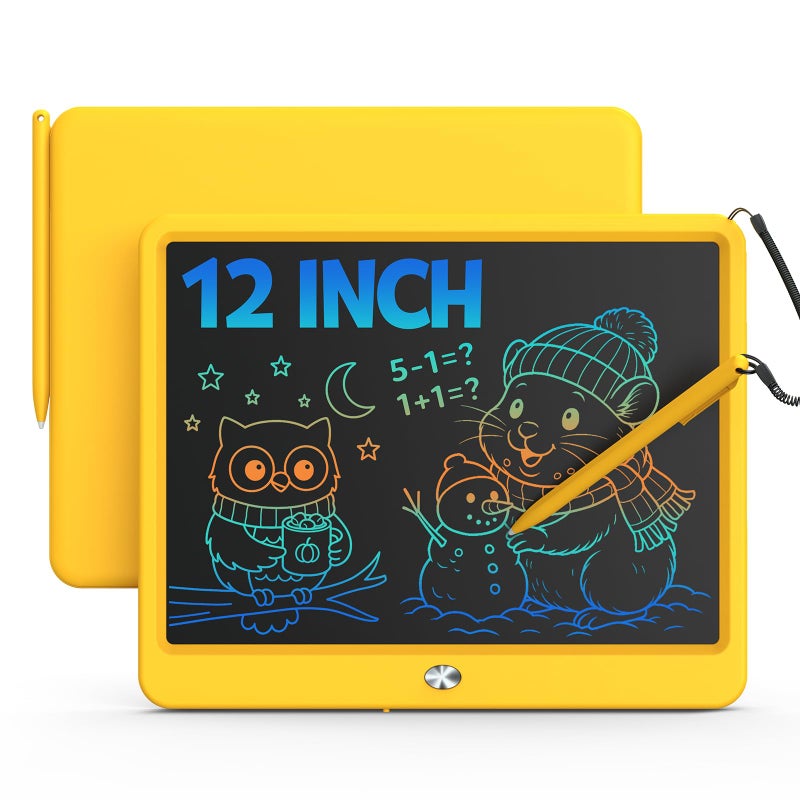 bravokids Doodle Pads 12 Inch Yellow - Image 1